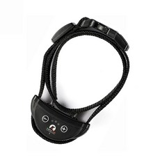Paipaitek 애완 동물 강아지 Anti-Barking 자동 칼라 개 훈련 IP65 방수 5 모드 Anti Bark Collar Dropship, [01] Black Collar, 1개