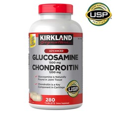 커클랜드 클리니컬 스트랭스 글루코사민 콘드로이틴 280정 Kirkland Clinical Strength Glucosamine Chondroitin 280tabs