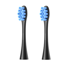 [정식수입 국내AS] 오클린 Oclean 리필 칫솔모 호환모/ 모든 오클린 기계적용(X10/XPRO/Flow등) / 2pcs & 6pcs, 데일리 클린(블랙), 2개