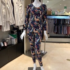 비너스 양면기모 나뭇잎 엄마할머니 내복세트(VLG6005S - NB)