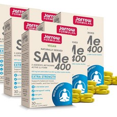 자로우 샘이 400mg 엑스트라 스트렝스 Jarrow Formulas SAMe 400, 6개