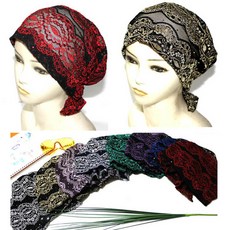 여성반짝이두건