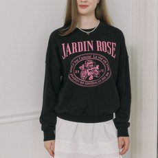 아워호프 Jardin Rose Sweatshirt - Black