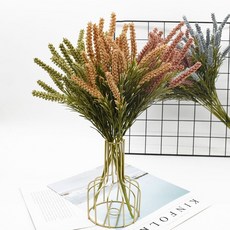 36 CM 라벤더 인공 식물 홈 인테리어 액세서리 웨딩 Diy 실내 가구 식탁 꽃꽂이 선물|인조식물|, 1개, 9, 단일