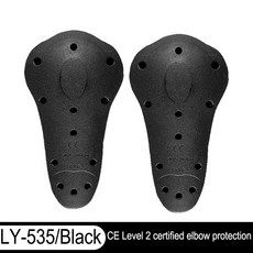오토바이 보호 기어 보호대 등 팔꿈치 어깨 패드 가드 재킷 이너 아머 바이커 장비 CE 레벨, Elbow Pads-black