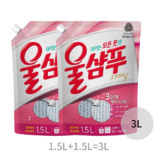 울샴푸 오리지널 울세제 리필, 3L, 4개