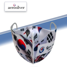 아숨 3D 입체 항균항취 국경일 행사용 애국자들의 대한민국 태극기휘날리며 연예인 패션 마스크, M