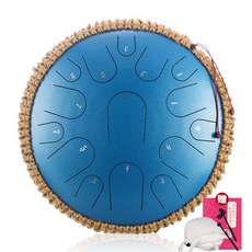 점품 15음 13음색 초보자 정품 스톤 텅 드럼 Handpan, [탄소강15음] 물결무늬