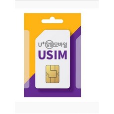 골든싸이]U+알뜰모바일유심1개, 1개