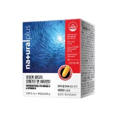 내츄럴플러스 초임계 알티지 오메가3 비타민D 60캡슐 10개, 60정