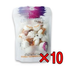  다옴펫 건강한 구강관리 스트레스잡는 개껌 편한 스트레스해소 쫄깃쫄깃 비숑, 1개 