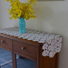 레이스거실장커버