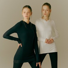 안다르 에어코튼 라이트 드라이 후디_스노우화이트_(AJWSW-02WHT)
