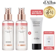 [6.28~30 폼클렌징 증정]달바 화이트 트러플 바이탈 스프레이 세럼 100ml+100ml [여름진정 레드미스트]