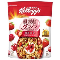 Kellogg's 家樂氏 Granola 纖穀脆 超級莓果, 330g, 1包