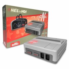 비트 NES 클론 비디오 게임 콘솔 CLASSIQ HD 호환 NTSC 버전 72P 카트리지 슬롯 유선 컨트롤러, With Colour Box