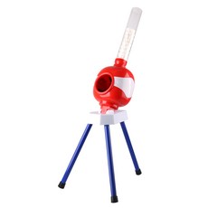 자동 공 테니스 포구기 연습기 실내 셀프 혼자 하는 던지기 기계 솔로 스윙 리턴볼, H.배드민턴 서브기 레드