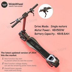  전기 스케이트보드 for widewheel 500w two wheel electric scooters dual motor scooter wide, 2019 단일 모터 8. 