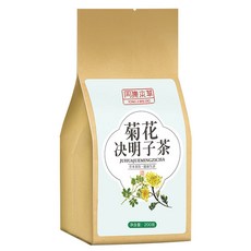okyaios 화차 꽃차 국화 결명자차 구기자 우엉뿌리 금은화 계화, 10개, 1개입, 200g