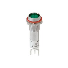 KEM 12V LED 인디케이터 고휘도형 옐로우 8x28mm KLDU LED소자(7702EA), 본상품선택 - led소자