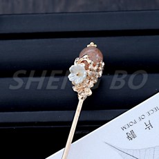 SHENGBO한복고풍신봉비녀대옥비녀붙이백합발비녀대비녀