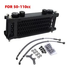오일 쿨러 세트 오토바이 더트 바이크 몽키 DAX 포켓 ATV 모토 50 70 90 110 125 140cc, 14)Black-50cc-110cc