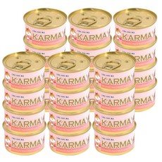 카르마 가다랑어 연어 캔 80g x 24개, 단품