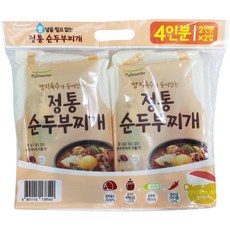 풀무원 정통 순두부찌개 602G X 2 4인분, 개