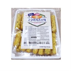 간편음식 FK 에스테이블 고구마치즈스틱(25g x40개 1k) 치즈스틱 고구마치즈스틱 고구마스틱 간편음식 가공식품 즉석조리 즉석식품 에어프라이어요리 튀김, 25g, 40개