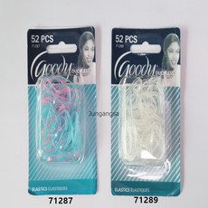 goody 구디 실리콘 고무줄 머리끈 52P 71287(파스텔 펄) 71289(클리어)