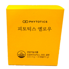 피토틱스 옐로우 프로바이오틱스 500mg, 30정, 4개
