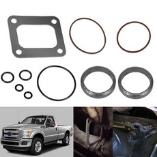 TML (10pcs) 72468 터보 터보 차저 장착 개스킷 씰 키트 포드 7.3L 파워스트로크용, 한개옵션0