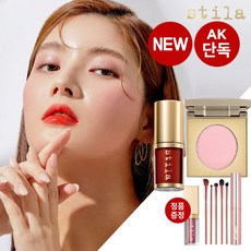 스틸라 [스틸라]샤인 피버 립바이닐 광화문 레드+소프트 글로우 파우더 블러셔SET, 선택완료, 광화문 레드:서울 시덕션