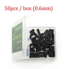 잉어 낚시 라인 붐 FLUOROCARBON HOOKLINK FOR CARP RIG COMBI CHOD 15IB 25IB 35IB 거친 태클, Crimps-1mm