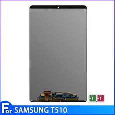 원래 삼성 갤럭시 탭 10.1(2019) T510 SM-T510 T510N LCD 디스플레이 터치 스크린 어셈블리 T515, T515 black Original