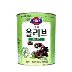 리치스 슬라이스 블랙올리브 3kg, 11개