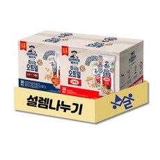 설렘나누기 패키지_퀘이커 마시는 오트밀 세트, 총2000G(50g x 40봉), 단백질 20봉 x 2세트