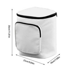 보관 자전거 가방 옥스포드 방수 도구 전기 600D 오토바이 보존 모자, WHITE, 1개, WHITE