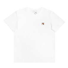[메종키츠네] 24SS (LM00104KJ0008 WHITE) 남성 폭스헤드 반팔 티셔츠
