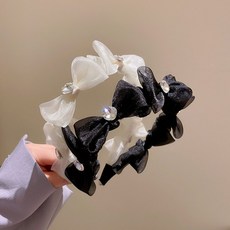 쉬폰리본머리띠