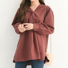 포포라 보세 명품 무드가 느껴지는 6만원대 선물 력셔리도트블라우스 빅사이즈 E-1756875