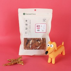  네츄럴코어 대용량 바삭 닭가슴살육포 260g 국내산 닭가슴살 강아지간식 퓨어미티 바삭치킨, 5개 