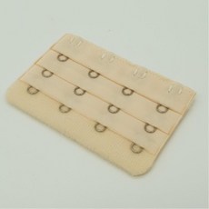 밴드형 브라 연장 후크 4단 베이지 5개 브래지어후크