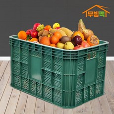 사각 상자 과일박스 농산물상자 과일바구니 운반상자 사과 플라스틱상자 운반6호 과수원, 과일상자(48리터), 1개