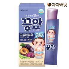 아이배냇 꼬마끙아 젤리, 1개, 0.푸룬맛, 100g - 아이배냇꼬마