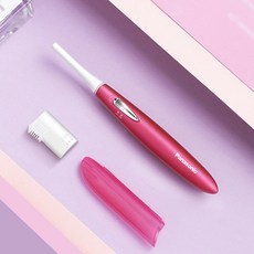 파나소닉 전기 눈썹 트리머 펜 눈썹 면도 여성용 자동 눈썹 트리밍 인공물 전문 안전 유형 눈썹 트리밍 기기, 분홍