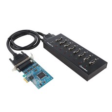 시스템베이스 Multi-8/LPCIe RS232 (카드+패널) Multi-8/LPCIe 카드 + Panel-4/RS232 8포트 RS232(Female) 패널(Panel)