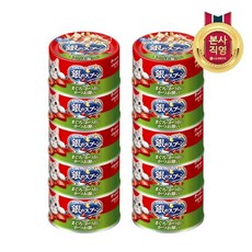 LG생활건강 LG유니참 긴노스푼 캔 (참치 가다랑어포) x 10개, 상세 설명 참조, 70g