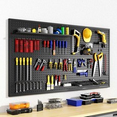 타공판 철망 벽걸이 공구 걸이대 부품 랙 공구대 툴박스 철제, 1개, 8. 흰색 80x160cm 20개 후크