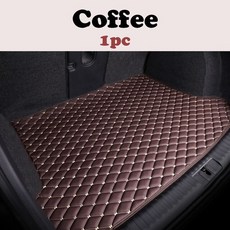 볼보 호환 부품 자동차 트렁크 매트 카고 라이너 카펫 러그 인테리어 액세서리 커버 V40 해치백 2013 2014, [01] Black and Beige